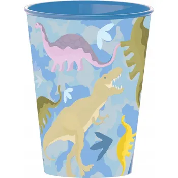 Hrnek bez úchytek Stor dinosauři 260 ml modrý