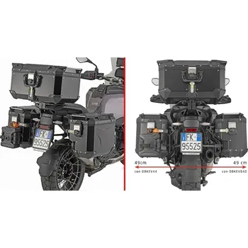 Motodoplněk PLOS5146CAM trubkový nosič bočních kufrů OBKEVSxxx s výřezem na výfuk pro BMW R 1300 GS Adv. (25)