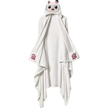 Dětská deka Dětská deka s kapucí, 127 x 152 cm (bílá)