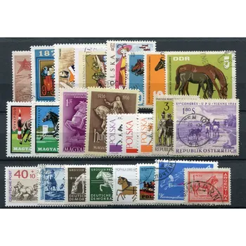 Poštovní známka TGW.cz Sestava poštovních známek - Koně - 25 ks