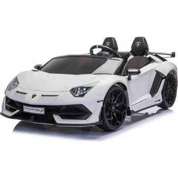 Dětské elektrovozidlo Autíčko elektryczny Ramiz Lamborghini SVJ Drift bílé, 2 místa, 3+