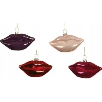 Vánoční dekorace Vánoční Koule ústa mix 9x3,3x4, 9 Cm