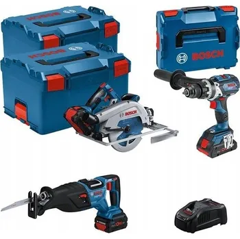 Sada nářadí SADA COMBO ELEKTRICKÉHO NÁŘADÍ 18V VRTAČKA PILA OCASKA PILA BOSCH
