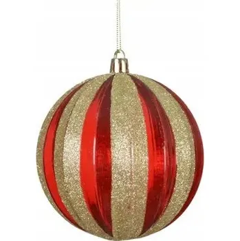 Vánoční dekorace Vánoční koule ozdob 10 cm 6 ks