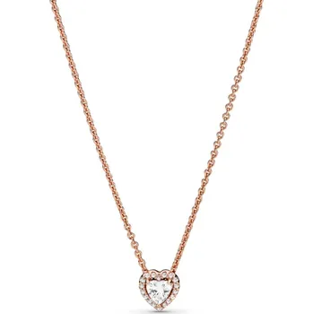 Módní doplněk PANDORA náhrdelník Třpytivé srdce
