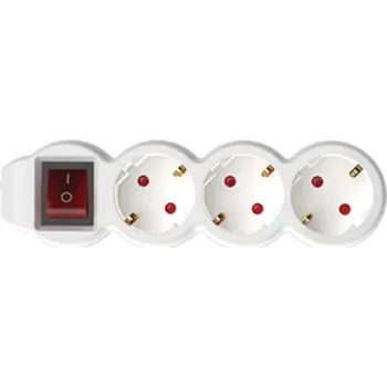 Napájecí kabel Home NV 3K/WH/1,5 prodlužovací přívod, 1,5 m, kabel H05VV-F 3G1,5 mm2