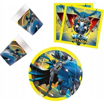 Talíř Párty sada Batman Rogue Rage s 36 kusy talířů o průměru 23 cm