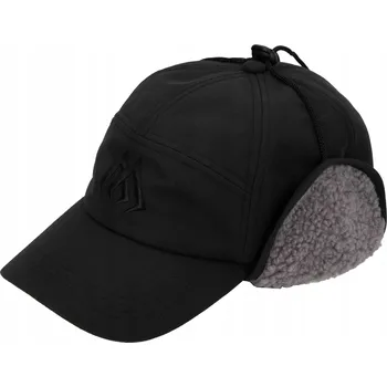 Pokrývka hlavy MIKADO ZIMNÍ ČEPICE S KŠILTEM A FLEECEM - ČERNÁ