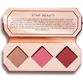 Tvářenka Aether Beauty Multifunkční paletka na tváře Crystal Charged Cheek RUBY