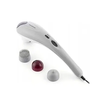 Masážní přístroj MASÁŽNÍ PŘÍSTROJ NA TĚLO S DLOUHOU RUKOJETÍ, RŮZNÉ REŽIMY, 3 NÁSTAVCE, 3000 RPM