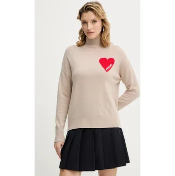 Dámský svetr Kašmírový svetr FROM FUTURE WPM00746 hnědá 84X, vel. XS