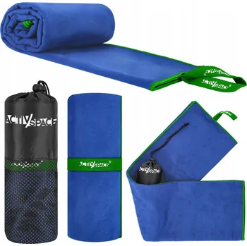 Ručník VELKÝ PLÁŽOVÝ RYCHLESCHNOUCÍ SPORTOVNÍ RUČNÍK Z MIKROVLÁKNA DO POSILOVNY 180 CM