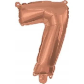 Balónek Fóliový balónek růžový číslice číslo 7 XXL narozeniny