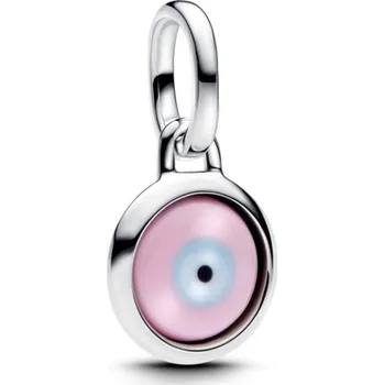 Oblečení a móda PANDORA Mini visací přívěsek Amulet proti uhranutí ke gravírování se sklem Murano