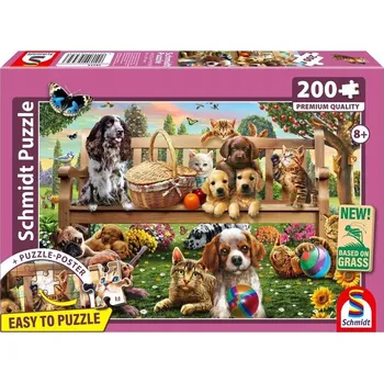 Puzzle Schmidt Spiele Puzzle puzzle Schmidt Spiele - PQ Puzzle 200dílné Puzzle Čas na piknik