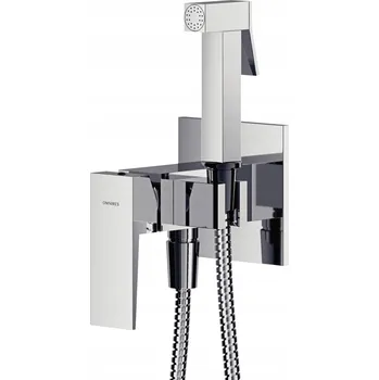 Vodovodní baterie Bidetová baterie pod omítku Omnires Sys stříbrná