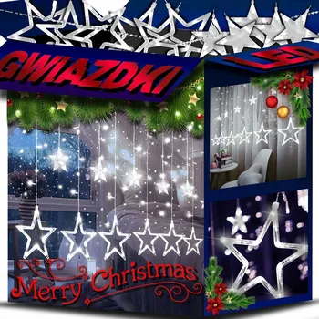 Vánoční dekorace Galaxia vánoční osvětlení 120 LED teplá bílá 4,7 m