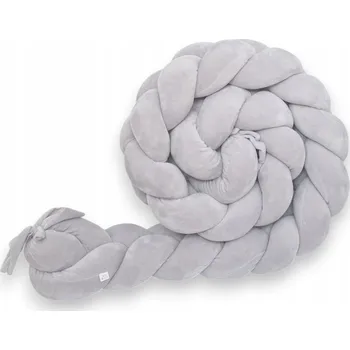 mantinel do postýlky Chránič do postýlky cop Velur šedý 180 cm KOELL