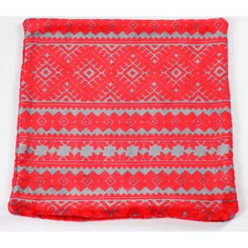 Polštář Povlak na polštář minky-fleece, Skandinávská stříbrná 40x40 cm