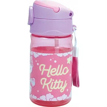 Láhev Hello Kitty lahev na pití s brčkem bez BPA