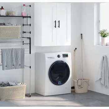 Koupelnový nábytek vidaXL Nástěnná skříňka 69,5 x 34 x 90 cm kompozitní dřevo [830409] Barva: Bílá