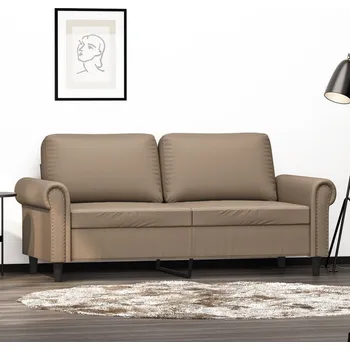 Pohovka vidaXL 2místná pohovka 140 cm umělá kůže [359504] Barva: cappuccino