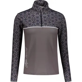 Dámská mikina Dámská funkční termo mikina premium ALTISPORT VOJ/ALW053TER03 ŠEDÁ M