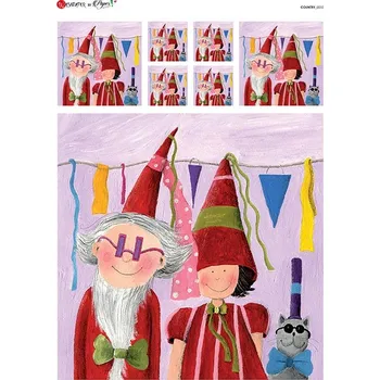 Umělecký papír Rýžový papír na decoupage - A4- Country 0035