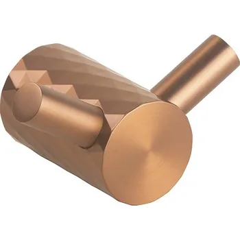 Koupelnový nábytek Bemeta COPRA: Háček dvojitý, mat, měděná zlatá 176106030