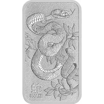 Stříbrný investiční slitek 1 Oz Perth Mint Lunar Snake
