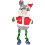 Flamingo Vánoční králík plyšový pro psy 51cm