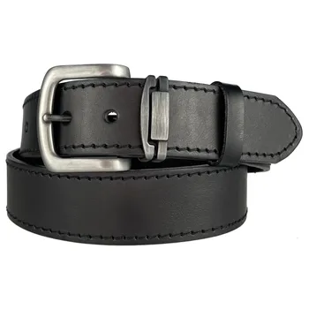 Penny Belts Kožený opasek 09-1-60 černý, 130 cm