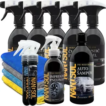NANOSOL dárkový balíček KOMPLETNÍ PÉČE o auto 12v1