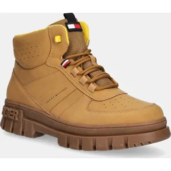 Dívčí zimní obuv Dětské zimní boty Tommy Hilfiger T3X5.34129.35.41 hnědá 82X, EUR 36