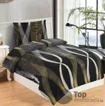 Mikroplyšové povlečení Premium 140x200+70x90 Golden waves