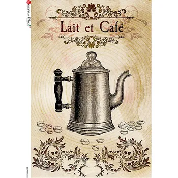 Umělecký papír Rýžový papír na decoupage - A4- Country 0053