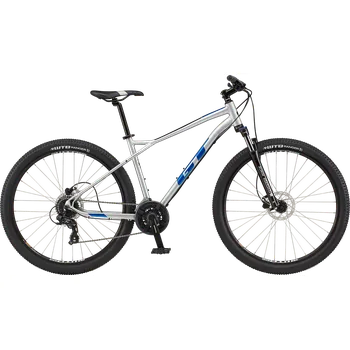 Horské kolo GT Aggressor 27,5" Expert stříbrná/modrá M