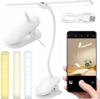 Lampička LAMPIČKA NA STŮL STOLNÍ NOČNÍ LED ŠKOLNÍ DOTYKOVÁ stmívatelná nastavitelná