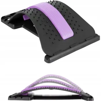 Pomůcka proti bolesti bederní páteře HMS Fialová protažení zad / Bederní opěrka