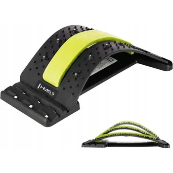 Masážní přístroj Nastavitelný Masážní Přístroj zad s magnety HMS proti bolesti páteře, zelený