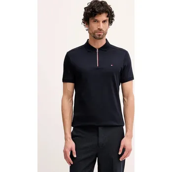 Pánské tričko Bavlněné polo tričko Tommy Hilfiger MW0MW41613 námořnická modř 59X, vel. XXL