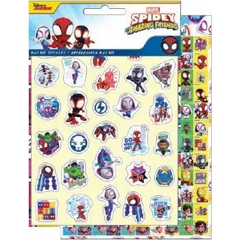 samolepka Samolepky sada knížečka se samolepkami nálepky Spidey Spiderman 600ks