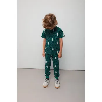 Chlapecké kalhoty Dětské tepláky Coccodrillo ZC5122701YBK zelená 77X, vel. 110