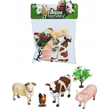 DOMÁCÍ ZVÍŘATA 4 KUSŮ FIGURKY VZDĚLÁVACÍ SADA PRO DĚTI