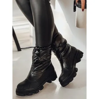 Dámská zimní obuv Dámské kotníkové boty SNOBOOT černé