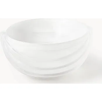 Dekorativní mísa Westwing Jabu, bílá 25x13 cm