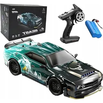 RC model auta AUTO 4WD DÁLKOVĚ OVLÁDANÉ AUTO WRC DODGE NA PILOTA RC 4x4 DRIFT 40km/h