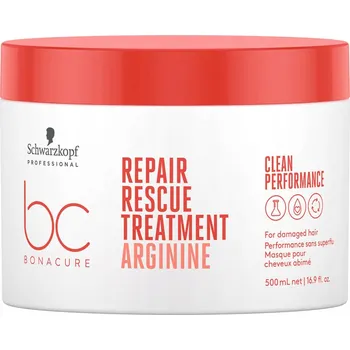 Vlasová regenerace Schwarzkopf BC Repair Rescue maska na poškozené vlasy s argininem 500 ml
