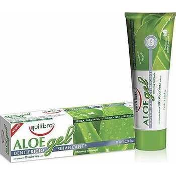 zubní pasta Equilibra Equilibra - Bělicí zubní pasta bez fluoridu - gel z aloe vera