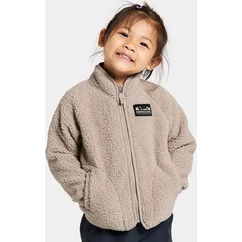 Chlapecká mikina Dětská fleecová mikina Didriksons GIBBS KIDS FULLZIP 505577 béžová 80X, vel. 110
